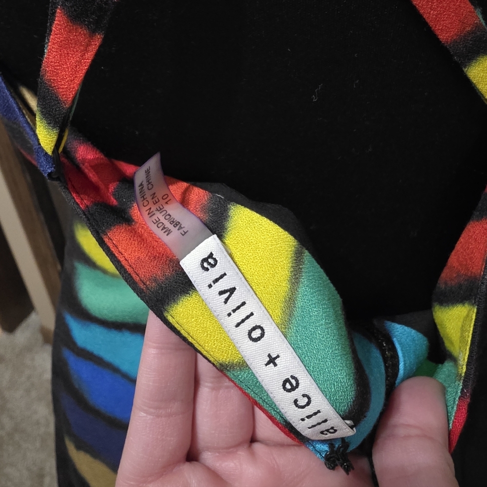 Alice + Olivia Rainbow Dress - Picture 4 of 4
